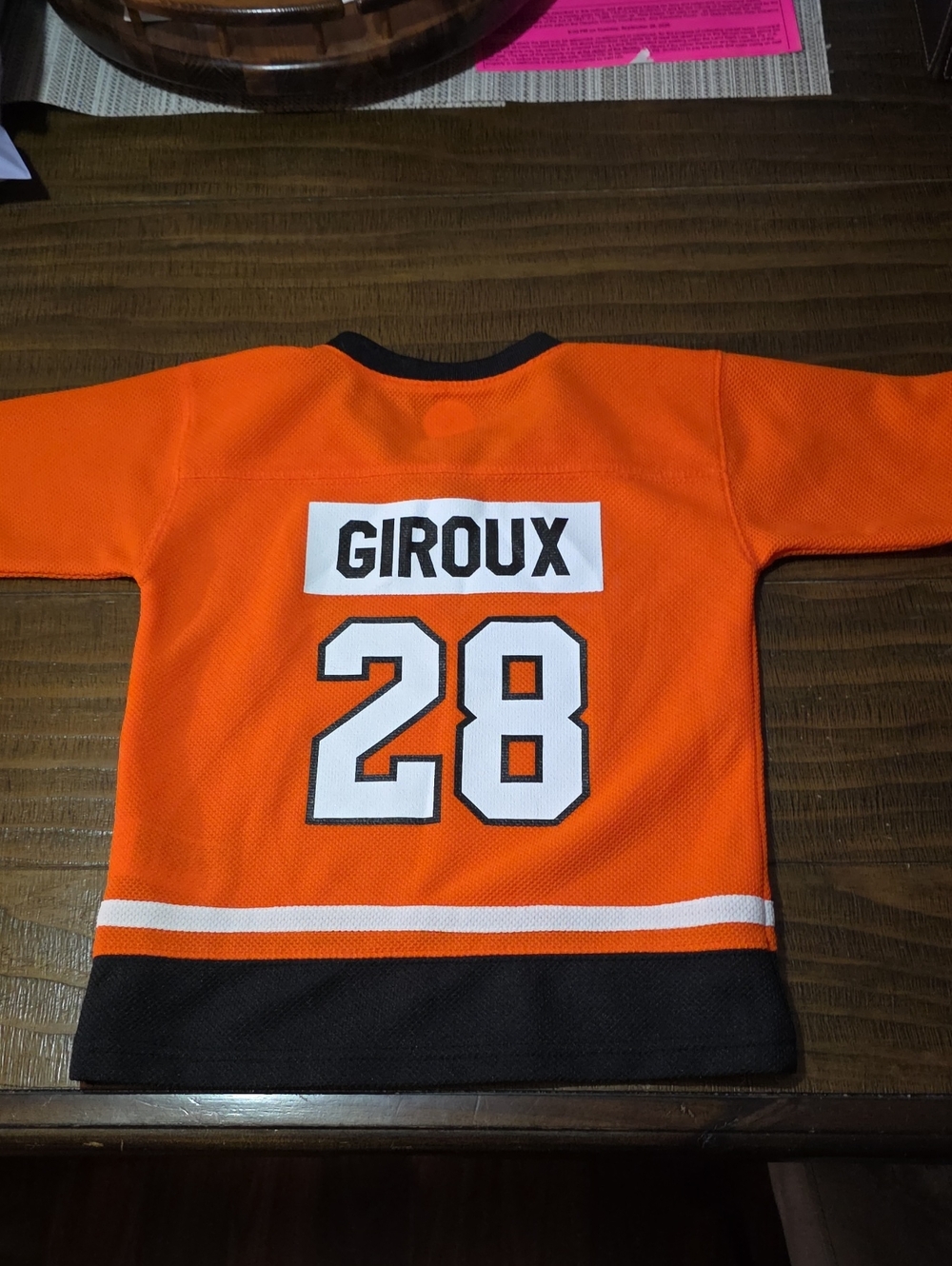 NHL Orange Giroux #28 Kids Hockey Jersey 3T
